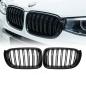 Preview: Kühlergrill / Sportgrill schwarz glanz für BMW X3 F25 X4 F26 14-17