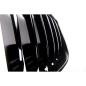 Preview: Sportgrill Kühlergrill für BMW X3 G01 17-21 Hochglanz schwarz