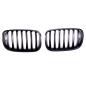 Preview: Kühlergrill / Sportgrill schwarz matt für BMW X5 X6 E70 E71 E72 08-14