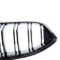Preview: FÜR BMW 8ER G14 G15 G16 KÜHLERGRILL DOPPELSTEG GLANZ SCHWARZ 2018-2022