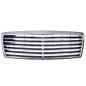 Preview: Für Mercedes C-Klasse W202 Kühlergrill Grill Chrom Schwarz 93-00