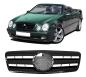 Preview: Passt für CLK W208 C208 A208 Gitter Grill Kühlergrill Schwarz glänzend 1997-2003