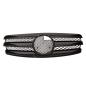 Preview: Kühlergrill Schwarz glanz für Mercedes E-Klasse W211 S211  2002 - 2006