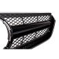 Preview: Kühlergrill Komplett Schwarz für Mercedes E W207 Coupe Cabrio nicht für AMG GT