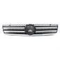 Preview: Sport Kühlergrill Chrom Schwarz glanz für Mercedes Benz SL (R129) ab 1989-2001