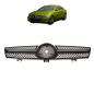Preview: Kühlergrill Gitter glanz Schwarz passt für CLS C219 W219 04-08 kein AMG