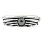 Preview: Sport Kühlergrill Chrom Silber für Mercedes Benz S-Klasse (W221) ab 2005-2006