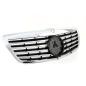 Preview: Sport Kühlergrill Chrom Silber für Mercedes Benz S-Klasse (W221) ab 2005-2006