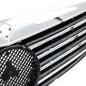 Preview: Sport Kühlergrill Chrom Silber für Mercedes Benz S-Klasse (W221) ab 2005-2006
