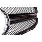 Preview: Kühlergrill Schwarz Glanz passt für Mercedes C W205 S205 MOPF nicht AMG