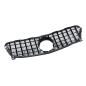 Preview: Kühlergrill Schwarz Glanz passt für Mercedes GLA X156 13-16 Sport-Panamericana
