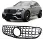 Preview: Kühlergrill Schwarz Chrom passt für Mercedes GLC X253 +Sport-Panamericana GT