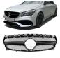 Preview: Sport Kühlergrill Schwarz Glanz passt für Mercedes C117 W117 CLA Mopf + 45 AMG