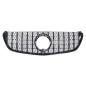 Preview: Kühlergrill Schwarz passt für Mercedes V-Klasse Viano W447 Sport-Panamericana