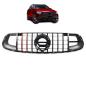 Preview: Kühlergrill Schwarz Rot + Carbon passt für Mercedes GLC X253 Evo Panamericana GT
