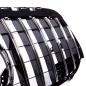 Preview: Kühlergrill Schwarz chrom für Mercedes A-Klasse W177 & Sport-Panamericana GT