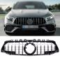 Preview: Kühlergrill Schwarz chrom für Mercedes A-Klasse W177 & Sport-Panamericana GT