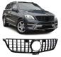 Preview: Kühlergrill Schwarz passt für Mercedes ML W166 bis 2015 Sport-Panamericana GT