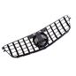 Preview: Kühlergrill Frontgrill Schwarz für Mercedes W204 S204 C204 Panamericana 07-15