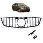 Preview: Kühlergrill Schwarz chrom für Mercedes W204 S204 C204 Panamericana 07-15