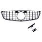 Preview: Kühlergrill Schwarz chrom für Mercedes W204 S204 C204 Panamericana 07-15