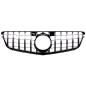 Preview: Kühlergrill Schwarz chrom für Mercedes W204 S204 C204 Panamericana 07-15