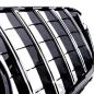 Preview: Kühlergrill Schwarz chrom für Mercedes W204 S204 C204 Panamericana 07-15