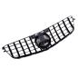 Preview: Kühlergrill Schwarz chrom für Mercedes W204 S204 C204 Panamericana 07-15