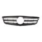 Preview: Kühlergrill Schwarz glanz für Mercedes W204 S204 C204  07-15