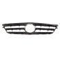 Preview: Kühlergrill Schwarz glanz für Mercedes W204 S204 C204  07-15