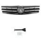 Preview: Sport Kühlergrill Schwarz glanz für Mercedes Benz SL (R129) ab 1989-2001