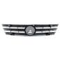 Preview: Sport Kühlergrill Schwarz glanz für Mercedes Benz SL (R129) ab 1989-2001