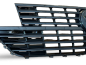 Preview: Kühlergrill Hochglanz Schwarz ohne Emblem für VW T6.1 Multivan Transporter 2019-