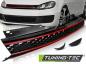 Preview: Sportgrill / Kühlergrill für Volkswagen Golf 6 09-12 schwarz/rot in Wabengitter Design