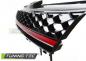 Preview: Sportgrill / Kühlergrill für Volkswagen Golf 7 (VII) 13-17 schwarz/rot in Wabendesign