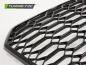 Preview: Wabengitter Sportgrill / Kühlergrill für Audi A6 4G (C7) Facelift 14-18 Hochglanz schwarz