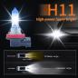 Preview: 2er Set H11 55W Xenon Style Look Lampen Weiß Halogen Birnen Autolampe GLÜHBIRNEN
