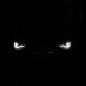 Preview: VOLL LED Tagfahrlicht Angel Eyes Scheinwerfer für BMW 1er F20/F21 11-15 schwarz mit dynamischen Blinker