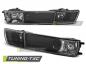 Preview: Klarglas Frontblinker / Nebelscheinwerfer für VW Golf 3 91-97 / Vento 92-98 schwarz