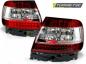 Preview: LED Rückleuchten für Audi A4 B5 Limo Bj. 94-00 Rot/Chrom