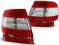 Preview: LED Rückleuchten für Audi A4 B5 Limo Bj. 94-00 Rot/Chrom
