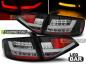 Preview: LED Lightbar Rückleuchten für Audi A4 B8 (8K) Limo Bj. 08-11 Schwarz