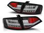 Preview: LED Lightbar Rückleuchten für Audi A4 B8 (8K) Limo Bj. 08-11 Schwarz