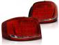 Preview: LED Rückleuchten für Audi A3 8P Facelift Bj. 08-12 Rot/Chrom