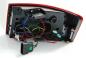 Preview: LED Lightbar Rückleuchten für Audi A6 C6 4F Limo Bj. 04-08 Rot/Chrom 6-PIN