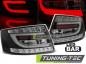 Preview: LED Lightbar Rückleuchten für Audi A6 C6 4F Limo Bj. 04-08 Schwarz 7-PIN