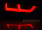 Preview: LED Lightbar Rückleuchten für Audi A1 + Sportback Bj. 10-14 Rot/Chrom