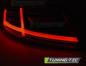 Preview: Voll LED Lightbar Rückleuchten für Audi TT 06-14 Rot/Chrom dynamischer Blinker