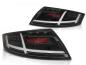 Preview: Voll LED Lightbar Rückleuchten für Audi TT 8J  06-14 Schwarz dynamischer Blinker