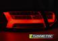 Preview: LED Lightbar Rückleuchten für Audi A6 C6 4F Limo Bj. 08-11 Schwarz Smoke
